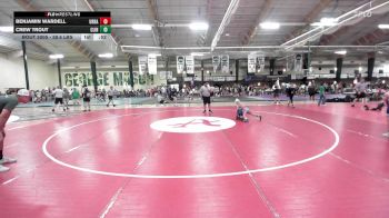 58.6 lbs Rr Rnd 1 - Benjamin Wardell, Urbana Hawks vs Crew Trout, Clinic Wrestling FXGB