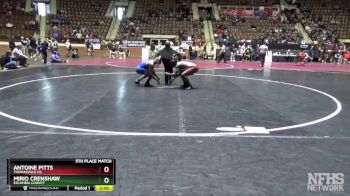 1A-4A 165 5th Place Match - Mirio Crenshaw, Escambia County vs Antoine Pitts, Thomasville HS
