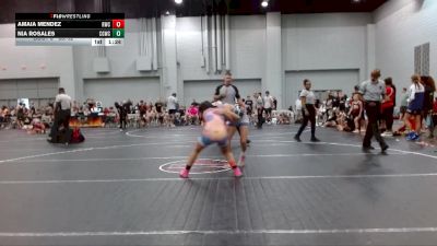 85/92 Round 1 - Amaia Mendez, Reverence Wrestling Club vs Nia Rosales, Cal Grapplers Wrestling Club
