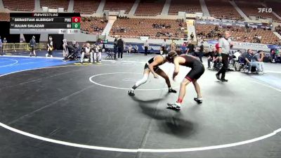 120-D2 Champ. Round 1 - Sebastian Albright, Paradise Valley High School vs Julian Salazar, Mountain View (Marana) High School