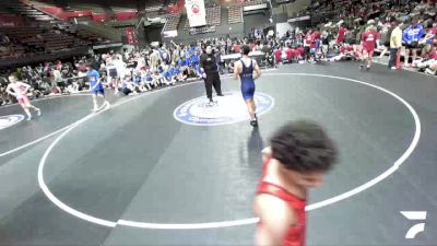 144 lbs Isaiah Cortez, SCVWA - Santa Clara Valley Wrestling Association vs Carter Delacerna, SAWA - Sacramento Area Wrestling Association