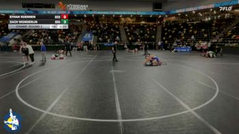 215 lbs Champ. Round 2 - Zach Wonderlin, Bondurant-Farrar vs Ethan Kuennen, Decorah