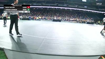 D4-113 lbs 3rd Place Match - Zach Taylor, Clinton vs Jordan Zambon, Riverview Gabriel Richard