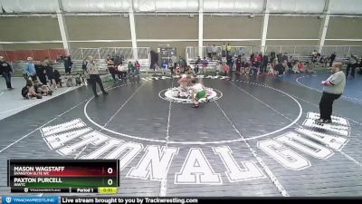 140 lbs 1st Place Match - Paxton Purcell, INWTC vs Mason Wagstaff, Evanston Elite WC