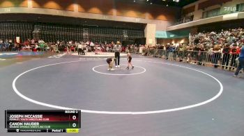 45-48 lbs Round 2 - Joseph McCassie, Fernley Youth Wrestling Club vs Canon Hauder, Spanish Springs Wrestling Club