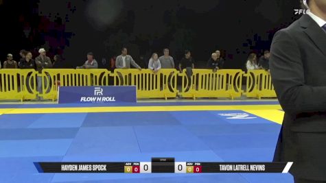 Tavon Latrell Nevins vs Hayden James Spock 2025 Pan IBJJF Jiu-Jitsu No-Gi Championship