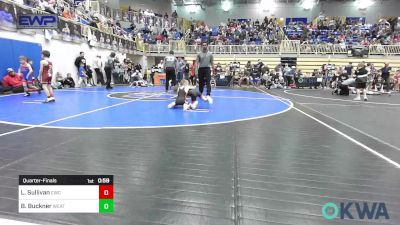 49 lbs Quarterfinal - Luxton Sullivan, Cowboy Wrestling Club vs Brylen Buckner, Weatherford Youth Wrestling