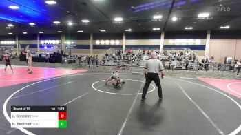 66 lbs Round Of 16 - Leon Gonzalez, Savage House WC vs Nathan Beckham, Ocrtc