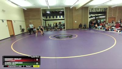 145lbs Cons. Round 3 - Karina Quebrado, Kentwood (Girls) vs Kennedy Medley, Ferndale (Girls)