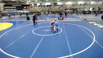 90 lbs Cons. Round 4 - Easton Mellon, Williamson County Wrestling Cl vs Landon Bessant, Cleveland Wrestling Club