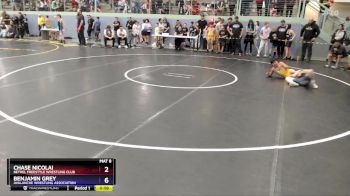 108 lbs Cons. Semi - Benjamin Grey, Avalanche Wrestling Association vs Chase Nicolai, Bethel Freestyle Wrestling Club