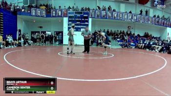 126 lbs Champ Round 1 (16 Team) - Cameron Senter, Wawasee vs Brayd Arthur, Oak Hill