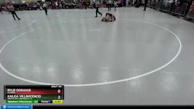 125 lbs Cons. Round 2 - Rylie Donahue, Illinois vs Kaileia Villavicencio, Wrestling University-FL