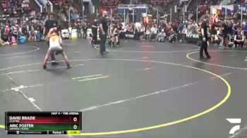 90 lbs Semifinal - Aric Foster, Armada Tigers vs David Brazie, Clio WC