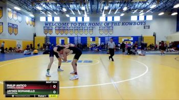 144 lbs Cons. Round 4 - Philip Antico, Cowboys Forever vs Jayden Romanello, Tropics Pal