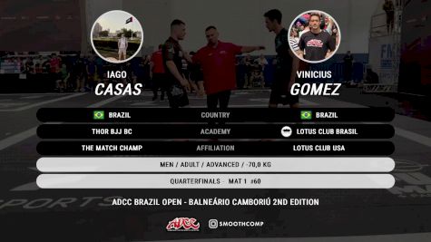 Vinicius Gomez vs Iago Casas 2024 ADCC Balneario Open