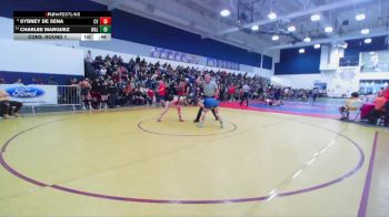 125 lbs Cons. Round 1 - Charlee Marquez, Walnut vs Sydney De Sena, Capistrano Valley