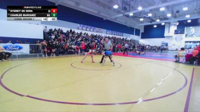 125 lbs Cons. Round 1 - Charlee Marquez, Walnut vs Sydney De Sena, Capistrano Valley