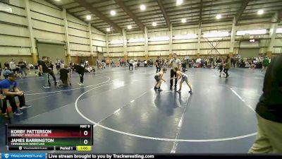 80 lbs Champ. Round 2 - James Barrington, Timpanogos Wrestling vs Korby Patterson, Fremont Wrestling Club