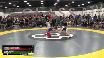 65 lbs Round 1 (8 Team) - Kameron Cushman, POWA vs Luke Briggs, Rebellion