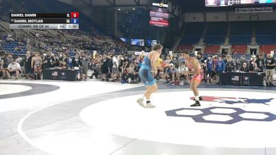 215 lbs Champ. Rd Of 64 - Daniel Damm, Florida vs Daniel Moylan, California