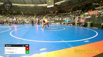 175 lbs Quarterfinal - Anthony Busby Jr., Stl Warriors vs Kal-El Fluckiger, Valiant Prep