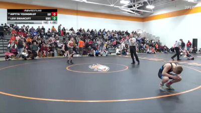 98 lbs Quarterfinal - Kiptyn Youngblut, Immortal Athletics WC vs Levi Swancutt, Big Game Wrestling Club