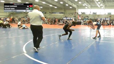 132 lbs Rr Rnd 3 - Ethan Gardner, Mayo Quanchi - HSB vs Elinam Sunu, Harlem Jets Wrestling Club - HSB