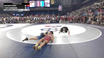 120 lbs Champ. Rd Of 128 - Matthew Valdez, NM vs Hoyt Harshman, WA