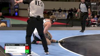 184 lbs 1st Place Match - Ty McGeary, West Liberty vs Keegan Gehlhausen, Chadron St.