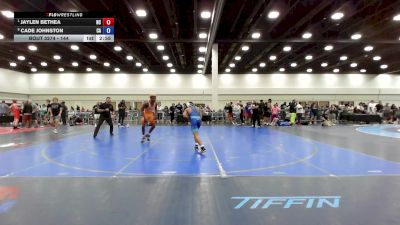 144 lbs Quarters - Jaylen Bethea, NC vs Cade Johnston, CA
