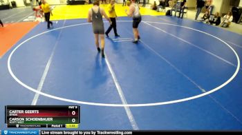 285 lbs Champ. Round 2 - Carson Schoenbauer, Scott West vs Carter Geerts, Byron