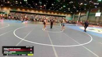 138 lbs Quarterfinal - Paola Ruiz Saldana, Caldwell vs Emma Lowder, Thunder Ridge