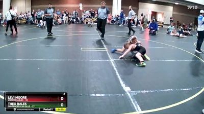 72 lbs Round 1 (8 Team) - Theo Bales, Contenders WA Blue vs Levi Moore, Untouchables