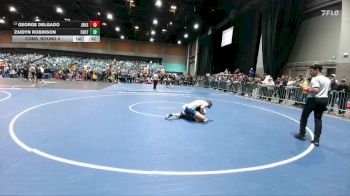 144 lbs Cons. Round 5 - Zaidyn Robinson, Foothill vs George Delgado, Jesse Bethel