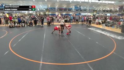 144 lbs Champ. Round 1 - Westyn Haslett, Unattached vs Ruben Torres, Coldwater Wrestling Club