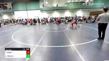 80 lbs Round Of 16 - Isaac Weber, WI vs Lucas Reeves, PA