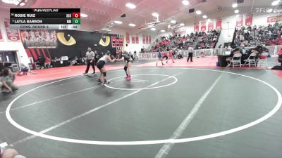 135 lbs Cons. Round 2 - Layla Barron, Murrieta Mesa vs Rosie Ruiz, Santiago (Corona)