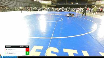 100 lbs Semifinal - Winter West, Mat Demon Wrestling Club vs Sophia Garza, Scrap Yard Garage Wrestling