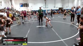 75 lbs Round 2 - Owen Osborne, C2X vs Cody Hunter, Rock Hill Wrestling Club