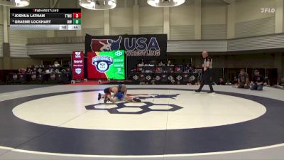 78 lbs 1st Place Match - Joshua Latham, Team Tugman Wrestling Club vs Graeme Lockhart, Immortal Athletics WC