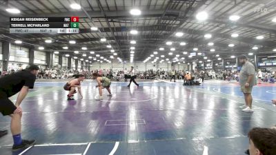 195 lbs Rr Rnd 3 - Keigan Reisenbeck, Freakztyle Elite - HSB vs Terrell McFarland, Mat Warriors Red - HSB