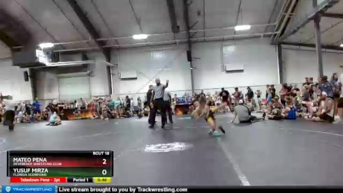 61 lbs Round 1 - Mateo Pena, Reverence Wrestling Club vs Yusuf Mirza ...