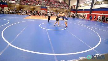 285 lbs Rr Rnd 1 - Gabriel Scarborough, Checotah Matcats vs Zay Goodman, Jenks Trojan Wrestling Club