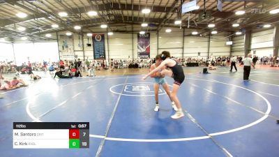 112 lbs Rr Rnd 3 - Mack Santoro, Grit Mat Club Blue vs Caleb Kirk, Revival Pink