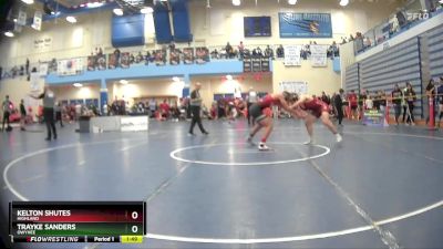 165 lbs Champ. Round 2 - Trayke Sanders, Owyhee vs Kelton Shutes, Highland