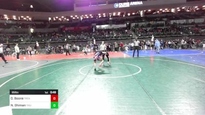 95 lbs Semifinal - Olivia Boone, Trenton Youth Wrestling vs Nabhanya Dhiman, Triumph Trained