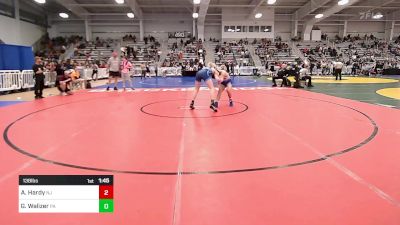 138 lbs Round Of 128 - Aiden Hardy, NJ vs Griffin Walizer, PA