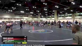 152 lbs Semis & Wb (16 Team) - Brody Romann, Suncoast Gems vs Lainey Driggett, Peg Leg Legion