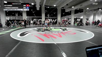 92 lbs Cons. Round 5 - Coy Raines, New York vs Thomas Sandoval, BRTC